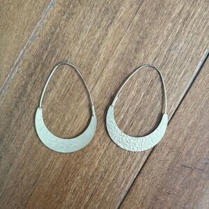 Francesca's Collections Gold Hoop Earrings